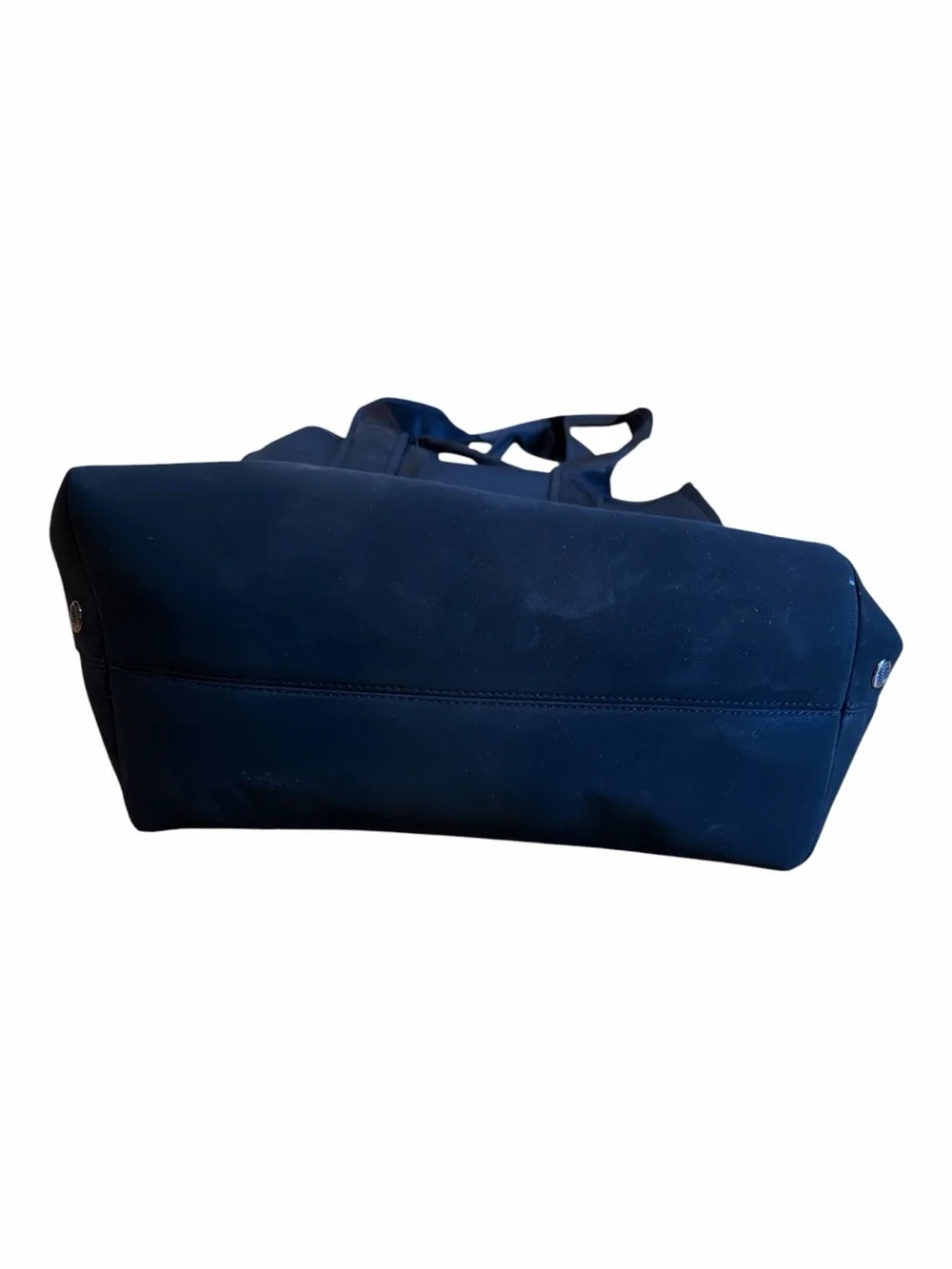 caraa Black Tote with Orange Interior Accent